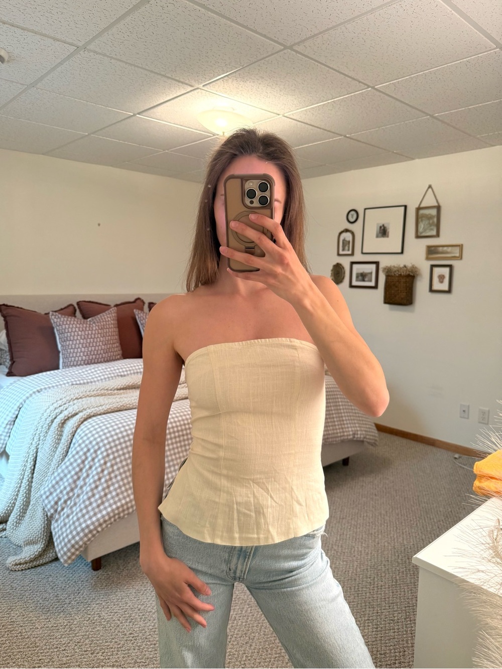 Peppermayo Linen Top